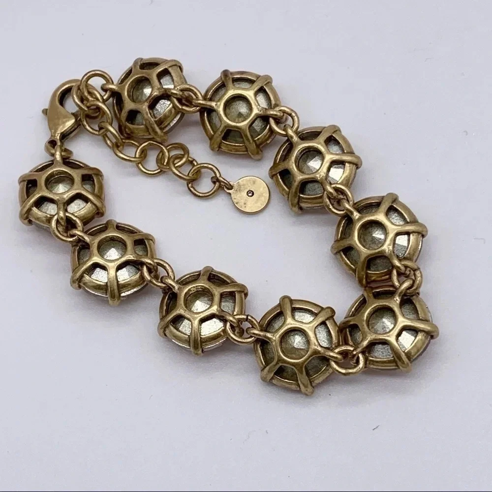 Stella & Dot Peach Amelie Crystal Bracelet - Picture 3 of 3